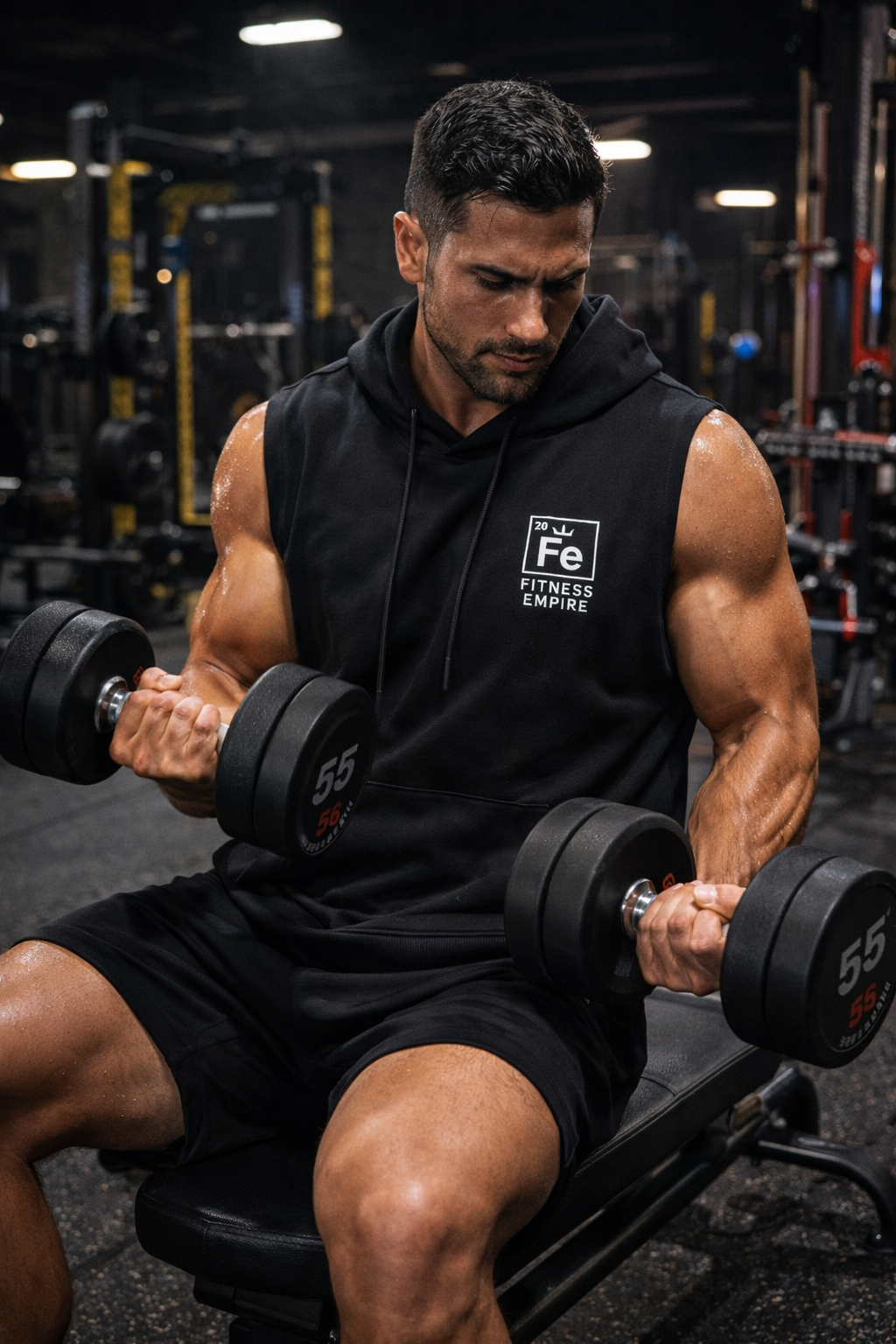 Fitness Empire “Iron Cut” Sleeveless Hoodie