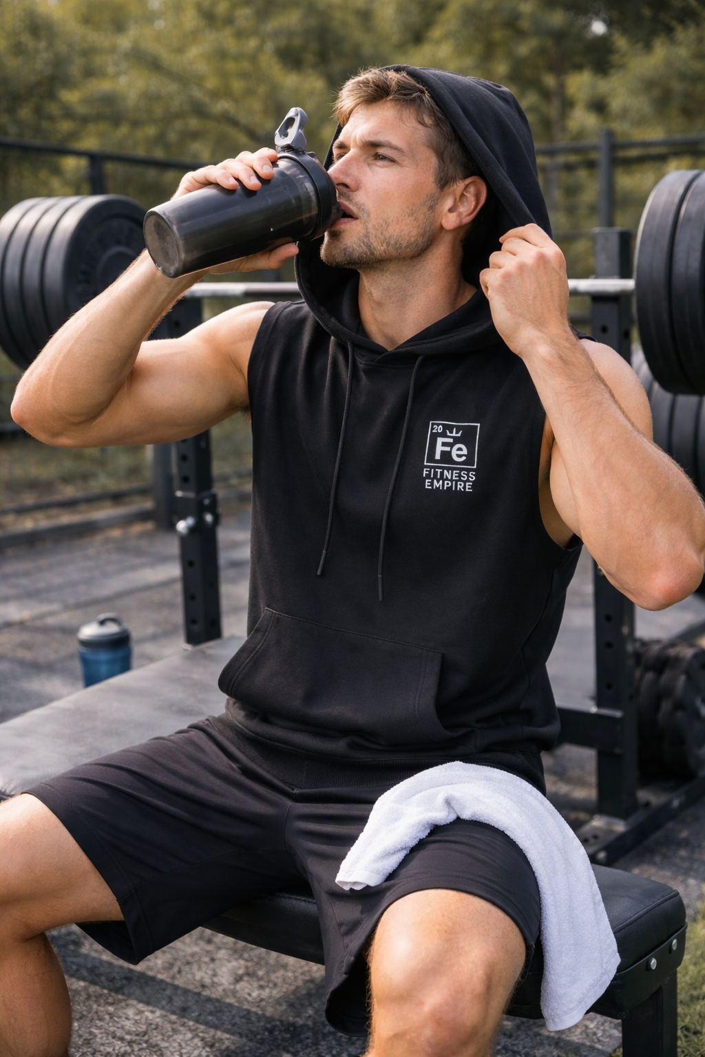 Fitness Empire “Iron Cut” Sleeveless Hoodie